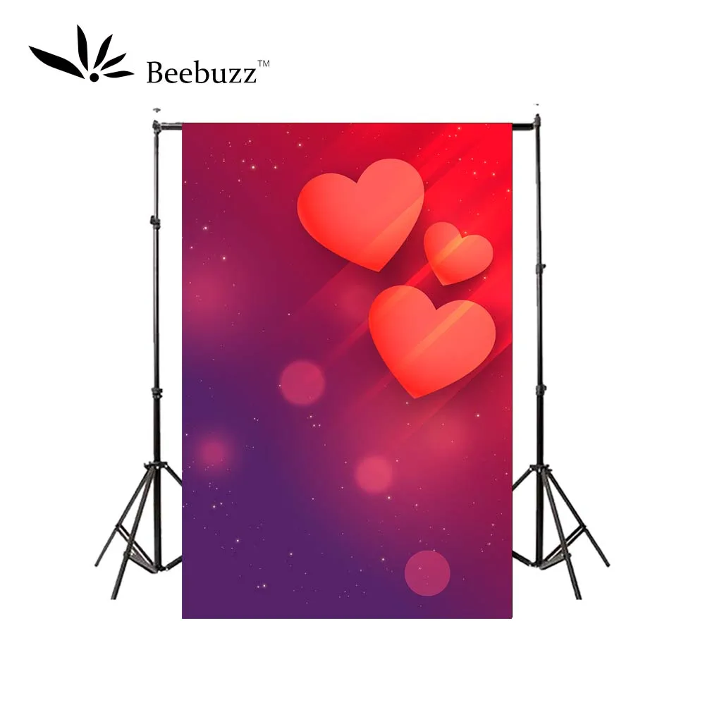 Фон для студийной фотосъемки в форме сердца с изображением милой страсти |