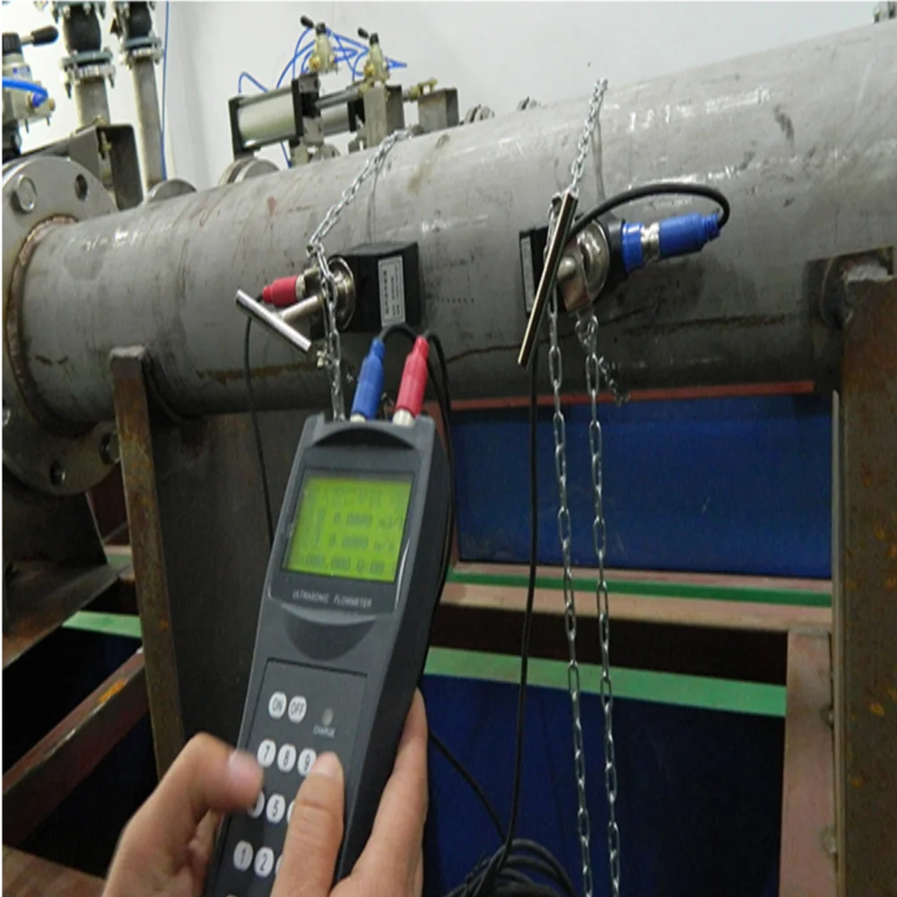 

TDS-100H Handheld Ultrasonic Flow meter S1 15-100mm /M2 50-700mm/ L2 sensor 300-6000mm