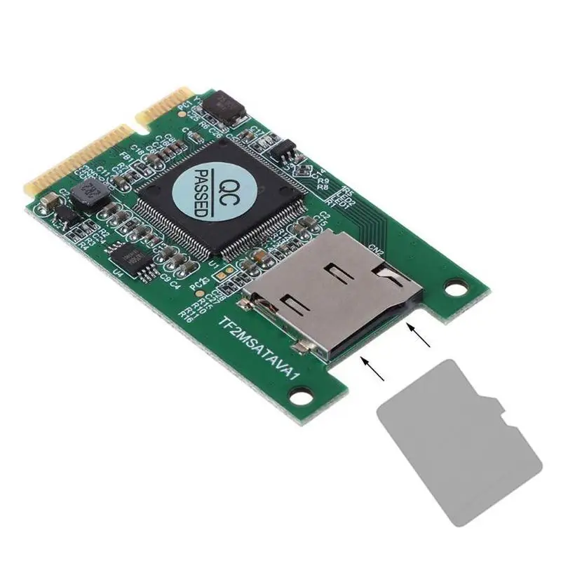 Micro SD TF карта для Mini PCI-E mSATA SSD адаптер карта твердотельный накопитель конвертер для ПК компьютер ноутбук