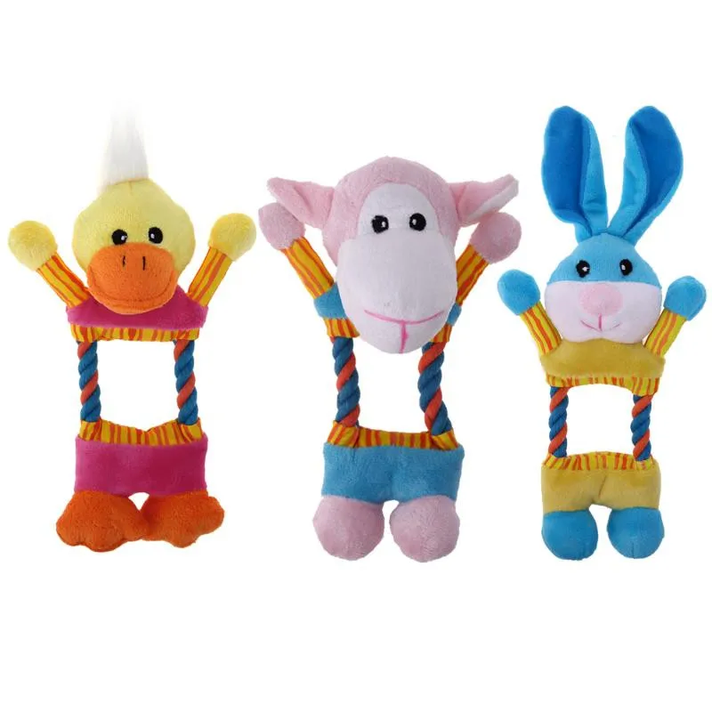 Игрушки для собак маленьких и больших кошки 1 шт. забавные пищащие плюшевые