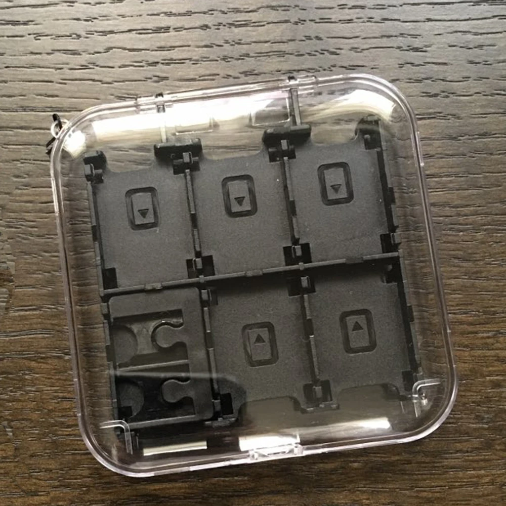 12 в 1 чехол-картридж для игр коробка хранения прозрачная защитная оболочка