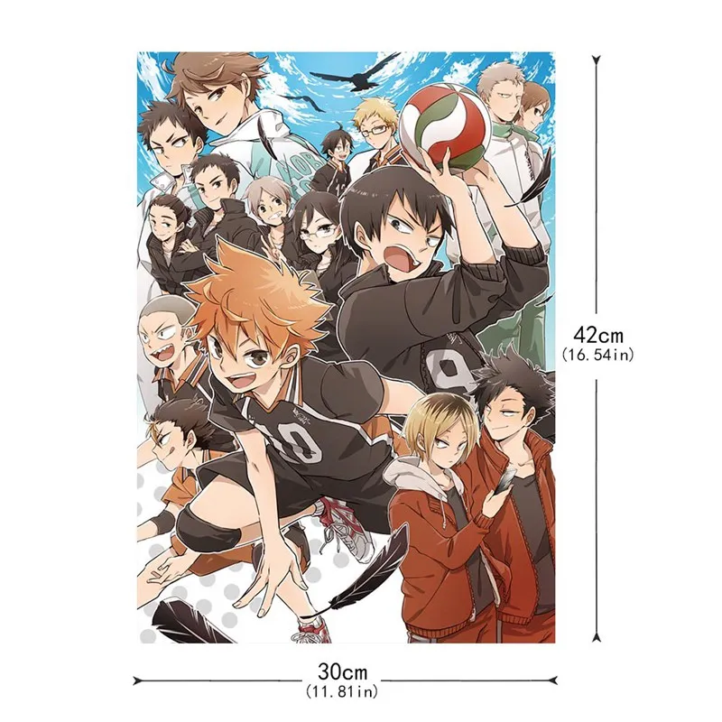 A3 40*30 см Haikyuu! Haikyuu Аниме Манга настенный плакат свиток украшение для дома