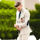 Костюм для мужчин Нарядные Костюмы для свадьбыПовседневные платьяЖених тонкий подходит социальных Блейзер костюм Индивидуальный заказ мужские повседневные деловые блейзеры, куртки + штаны M-5XL