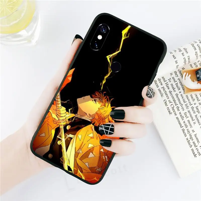 

Anime Demon Slayer Kimetsu no Yaiba Phone Case For Xiaomi Redmi Note 4 4x 5 6 7 8 pro S2 PLUS 6A PRO