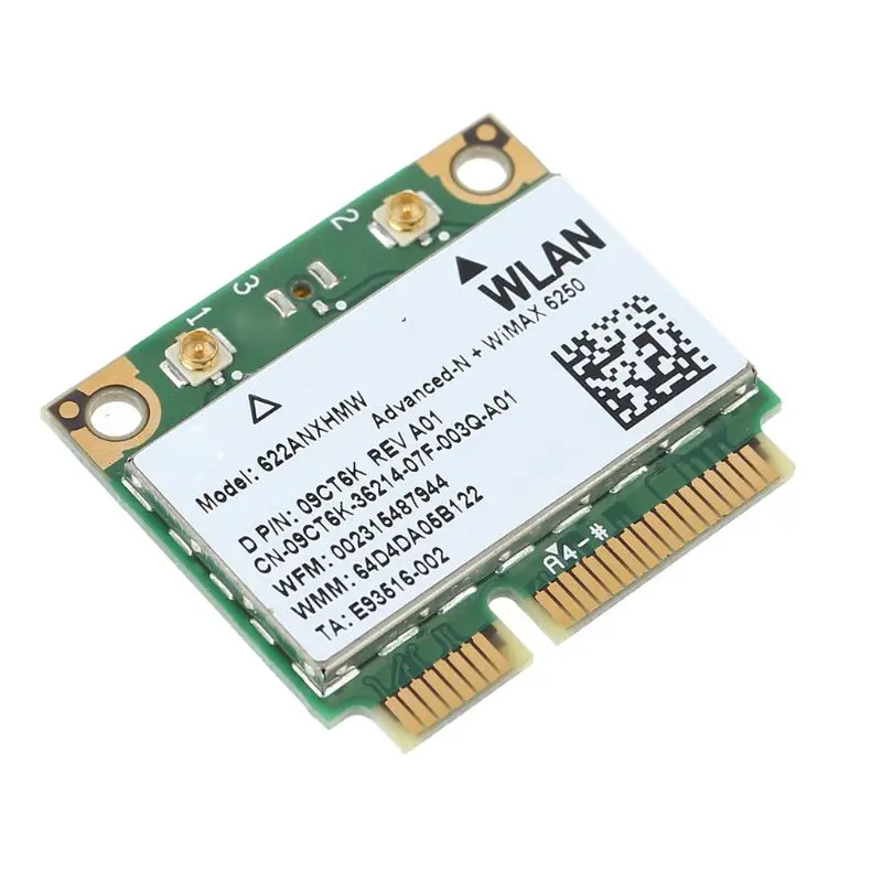 

Dual-Band Network Card Mini PCI-E WIFI Wireless Card for intel 6250 WiMax Kit X6HA