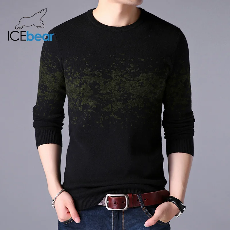 ICEbear новинка 2019 мужской свитер высокое качество Мужская одежда осенняя мужская