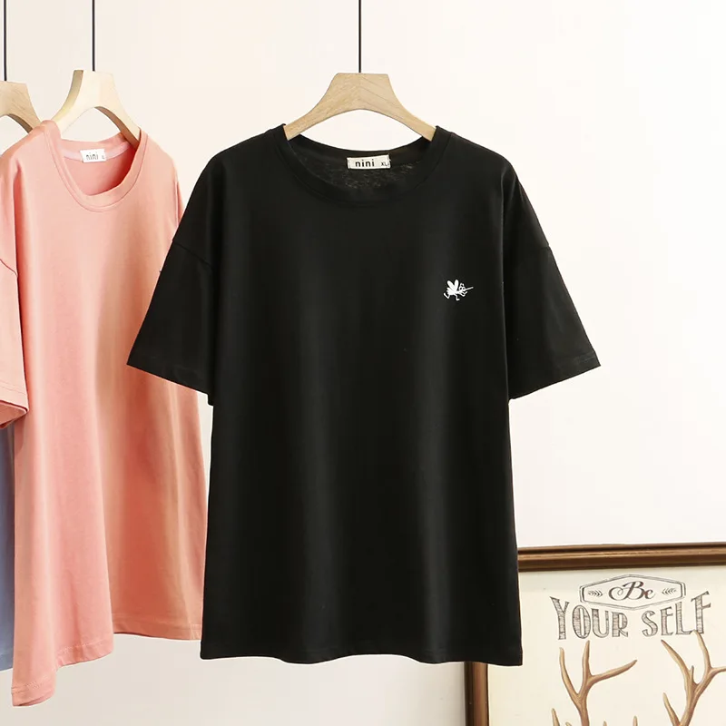 Женская летняя футболка женские топы с коротким рукавом футболки принтом