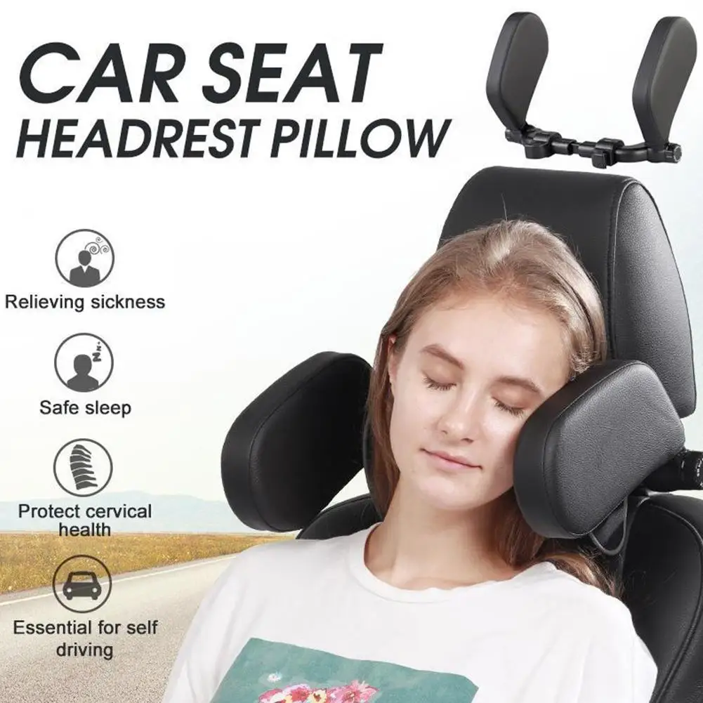 

1pcs Car Neck Headrest Travel Rest Pillow Cushion For Kids Adults Support Solution Auto Seat Head Cushion U-shaped Car Pillows