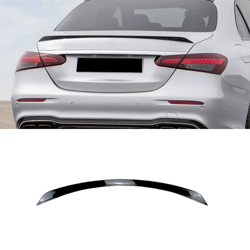 

ABS Material Rear Trunk Spoiler Boot Lip Wing Spoiler For Mercedes Benz E Class W213 E250 E300 E43 E63 AMG Sedan 4Door Bumpe