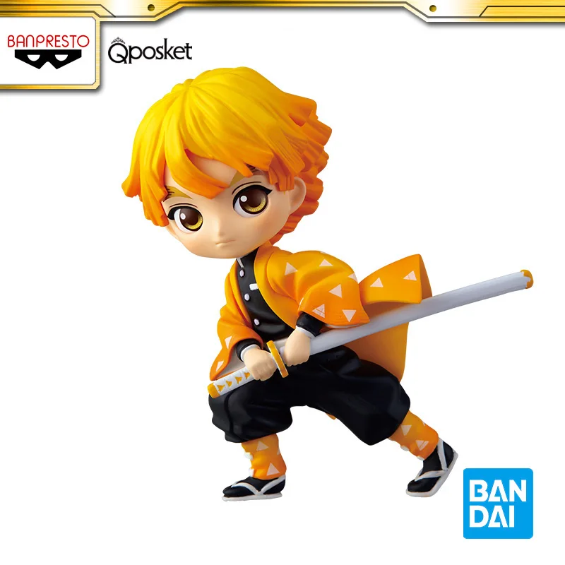 

Bandai Q Posket Petit Demon Slayer Kisatsutai Agatsuma Zenitsu Anime Figure Pvc 7Cm Model Toy