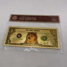 FLC Красивые Позолоченные дожкойн золото банкнот для домашнего декора милые Dogcoin узор сувенир в виде собаки Коллекция подарков