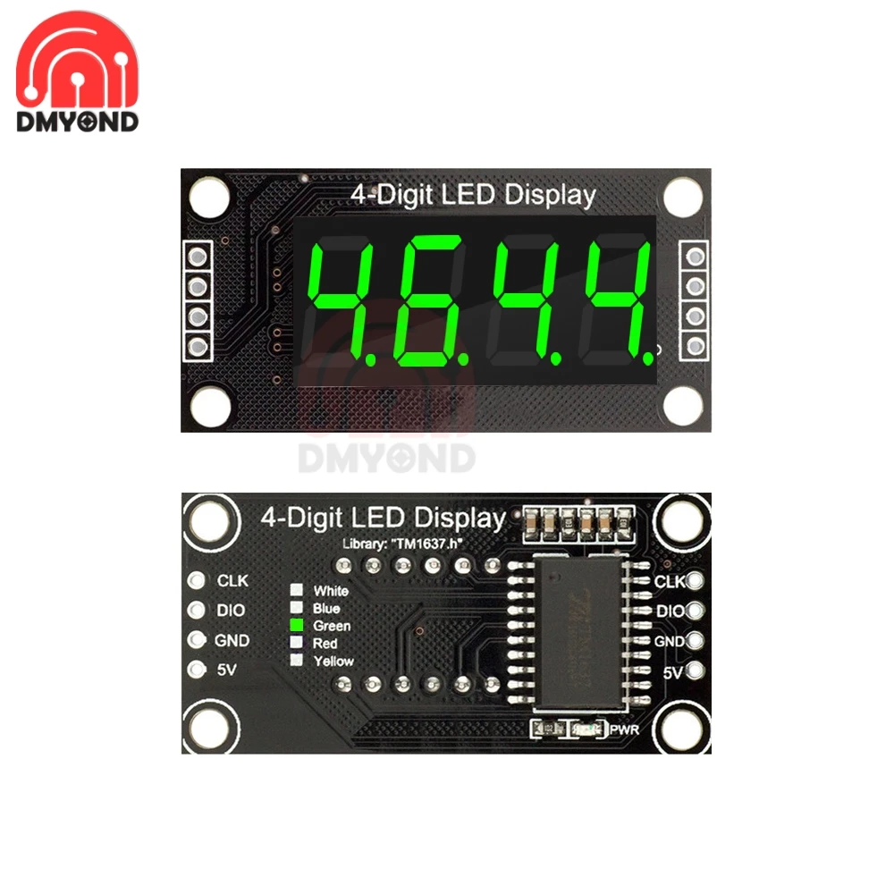 Лидер продаж модуль светодиодного дисплея TM1637 для Arduino 7 сегментов 4 бита 3 5