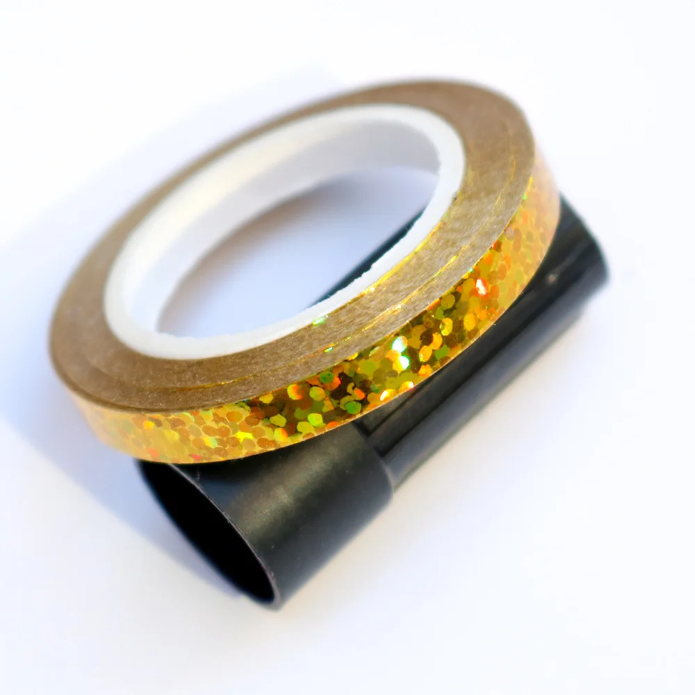 10m Gold Воздушные шары ленты лента-лазер подарки на день рождения DIY упаковка свадебные украшения Фольга атласные ленты аксессуары для вечерние украшения - Цвет: 10m Gold