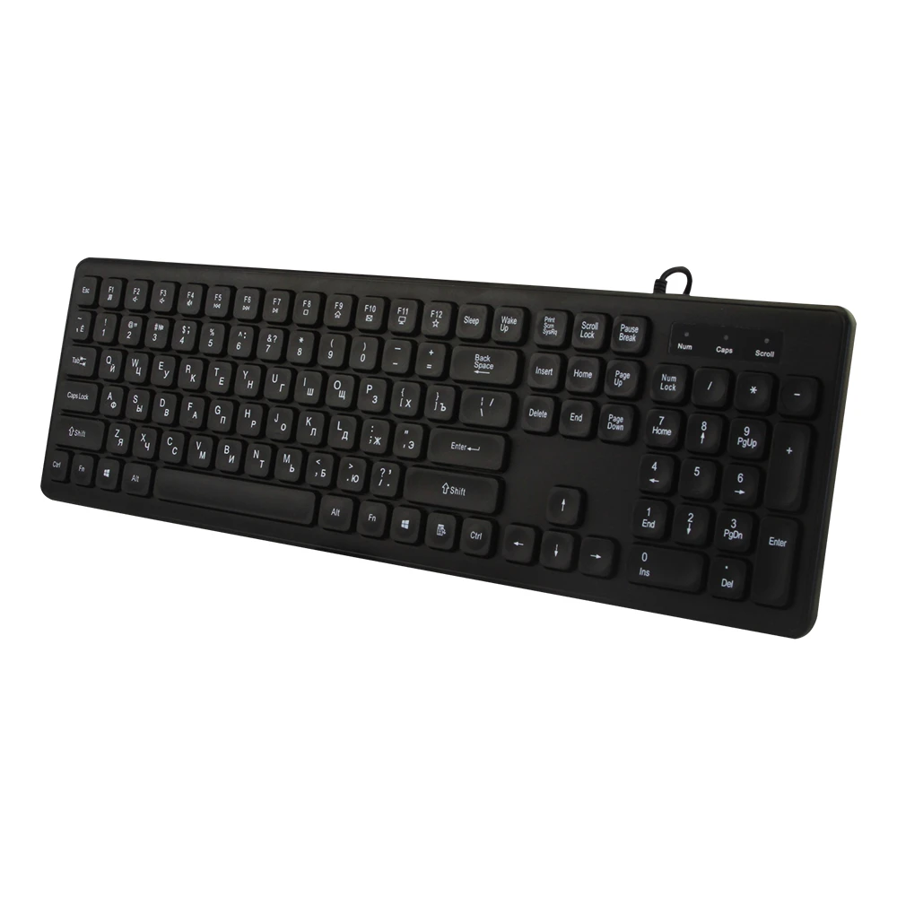 CHYI 108 Key Russian Standard Wired Keyboard USB Silent For Laptop Desktop Computer | Компьютеры и офис