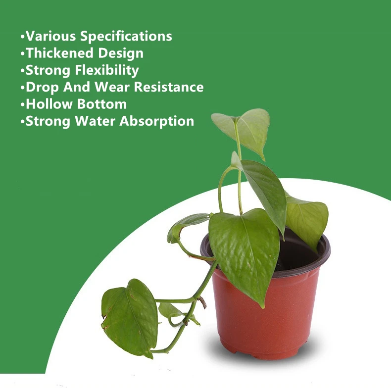 

Пластиковый горшок 50 шт./лот, горшок для цветов, горшок для выращивания растений, саженцев, горшки, домашний инструмент, 2 размера, горшки, Пря...