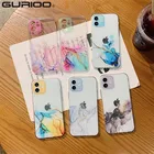 Прозрачный чехол для телефона с мраморным градиентом для iPhone 12 11 Pro Max X XR XS Max 12Mini 6 6S 7 8 Plus SE 2020, мягкий силиконовый чехол