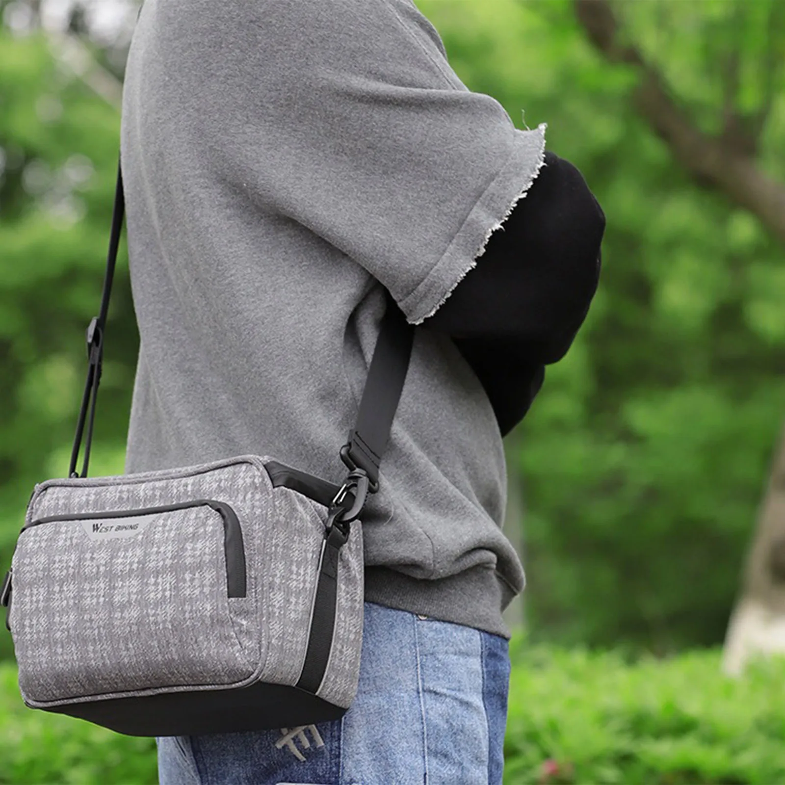 

1Pcs Bike Bag Bicycle Waterproof Mobile Phone Bag, Multi-Purpose Shoulder Bag bicycle accessories