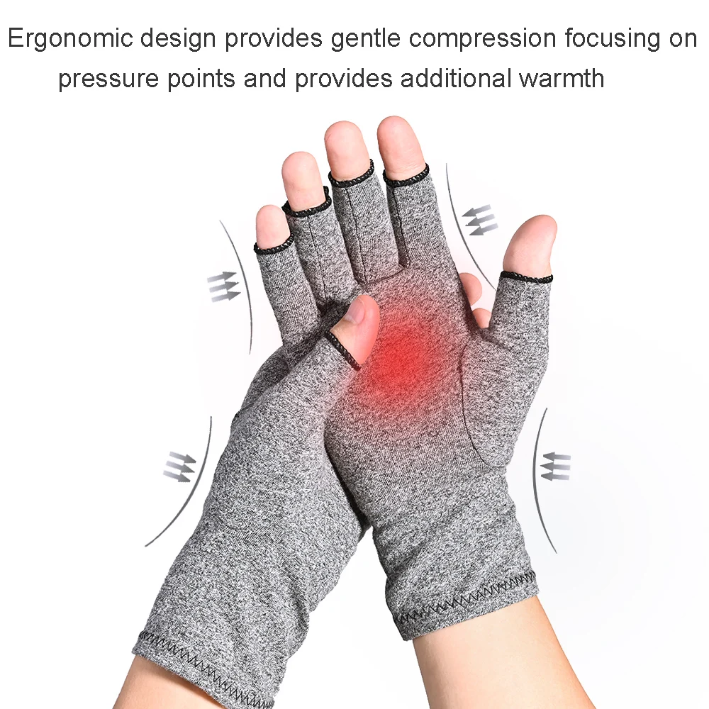 Zacro женские мужские хлопковые эластичные руки артрита боли в суставах облегчение