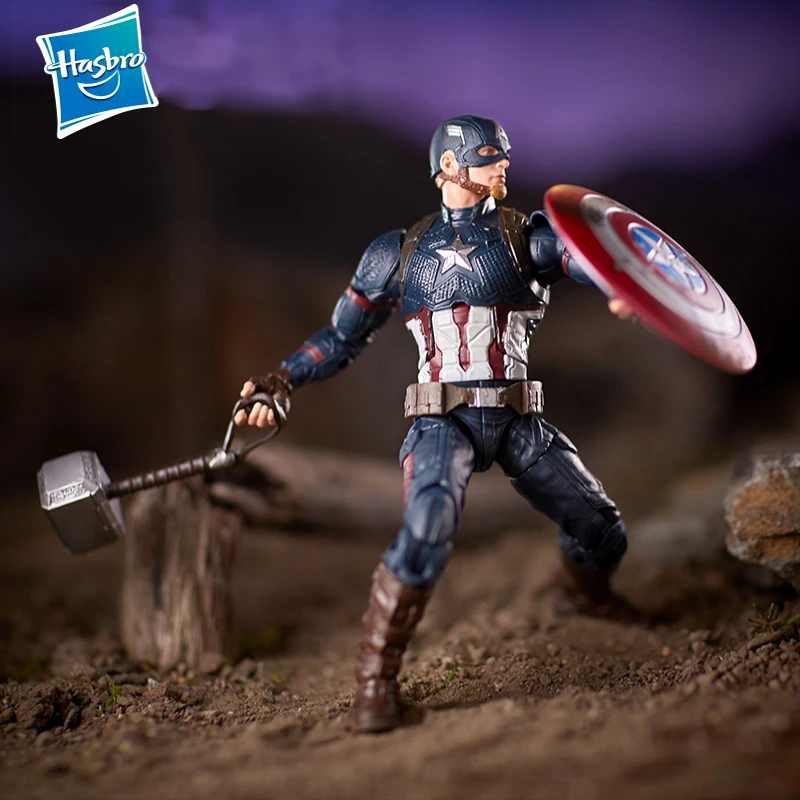Hasbro Marvel Legends 6-дюймовый Капитан Америка сила и Глория Эксклюзивный с Mjolnir Молот Мстители и Hail Hydra Arnim Zola