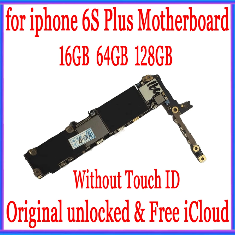 Бесплатная iCloud оригинальная материнская плата для iphone 6S Plus с/без touch ID Заводская