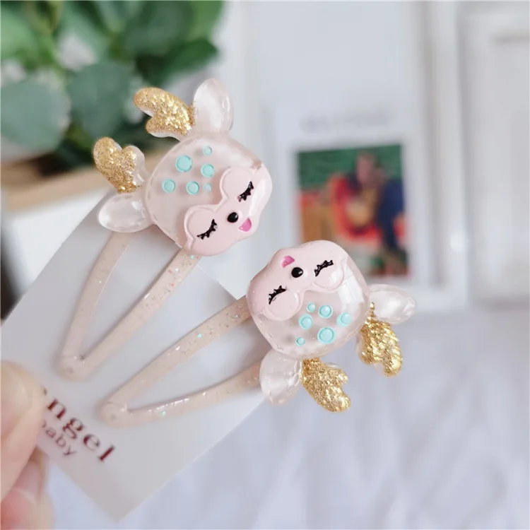 2 шт. детские заколки для волос с радужными ракушками|Аксессуары девочек| |