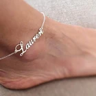Женские ножные браслеты с именем под заказ, цепочка из нержавеющей стали в богемном стиле, Подарочная бижутерия для невесты