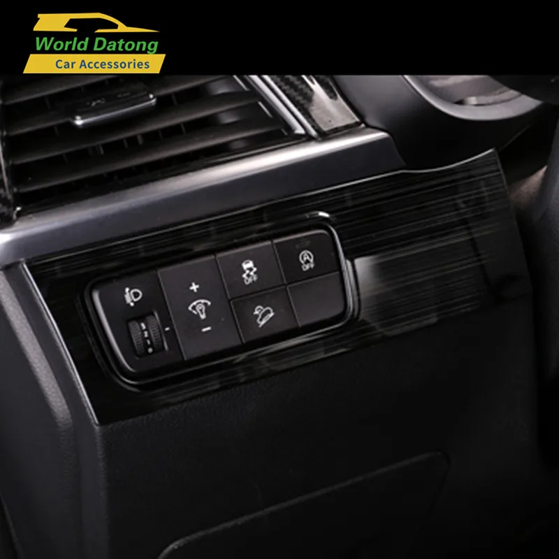 Приборной панели автомобиля Фара переключатель Рама из нержавеющей стали