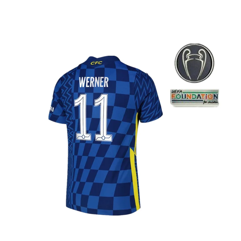 

2021 2022 Chelsea shirt + kids home football Jersey BARKLEY CHILWELL WERNER KANTE ZIYECH football shirts