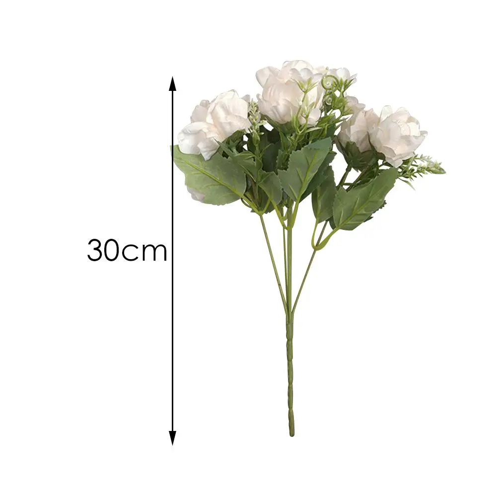 Искусственные цветы винтажные искусственные Белые пионы шелковые свадебные