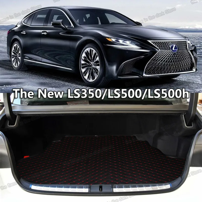 

Кожаный коврик для багажника автомобиля Lsrtw2017, коврик для багажника для lexus ls 460, ls460, ls500h, ls600 2006-2020, ковер, аксессуары для интерьера