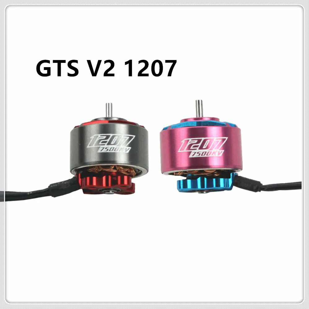 1 шт. RCINPOWER GTS V2 1207 5000/6000KV 3 4S 7500KV 2 3S бесщеточный двигатель для радиоуправляемого