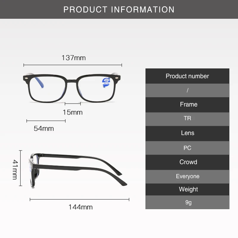 Очки для чтения модная обувь мужчин и женщин супер светильник покрытая цельной