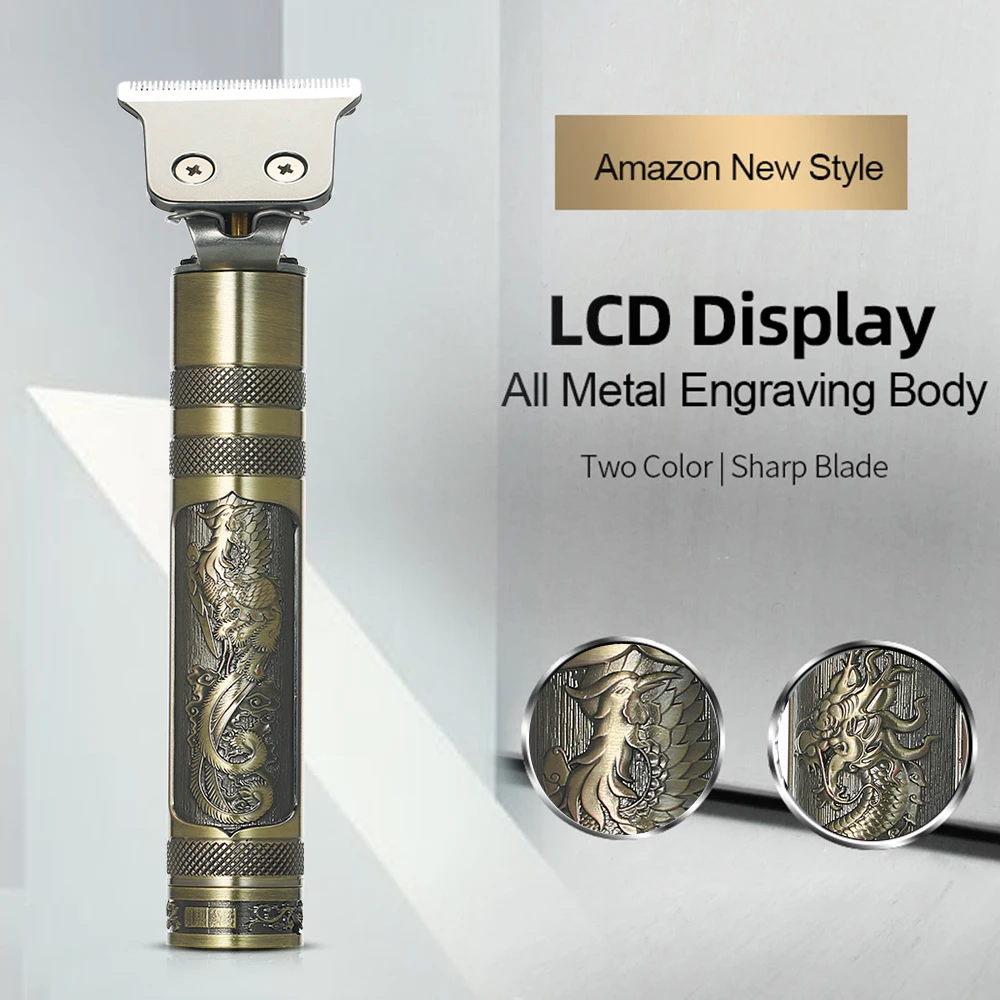 Мужской триммер для волос портативная электрическая машинка стрижки с USB