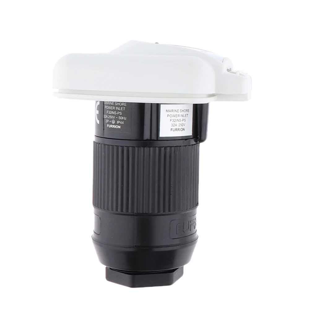 

32A 250V Marine Shore Power Inlet Square Socket For Boat Yacht RV Motorhome