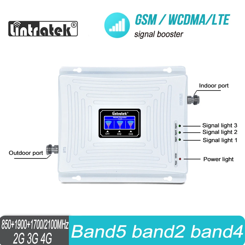 Ретранслятор сигнала повторитель Lintratek 2G 3G 4G усилитель 850 CDMA 1900 шт. Усилитель