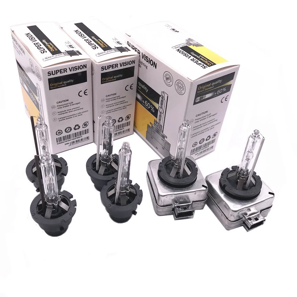 2 шт. ксеноновых фар Высокопрочная конструкция лампы 12V D2S D2R D4S D4R D1S D3S 12v 35w D1 D2 D3 D4