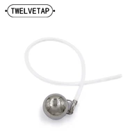twelvetap stainless steel ball float 60cm silicone dip tube suits conical floating beer keg liquid dip fit ball lock keg