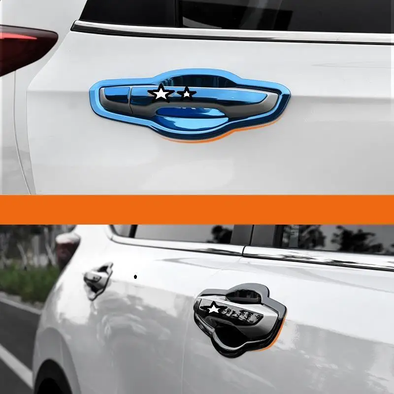 Ножная педаль ручка двери автомобиля декоративный хром автомобиль Стайлинг