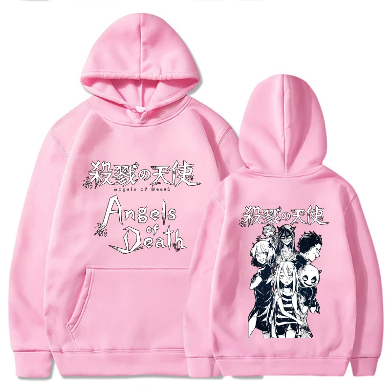 

Angels of Death Hoodie Fashion Long Sleeve Casual Loose Man and Woman Cloths