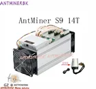AntMiner S9 14T бу с Bitmain APW3 ++ 1600 Вт PSU Asic BTC BCH Майнер лучше, чем Antminer S9 S11 S15 T15 T9 WhatsMiner M3 M3X