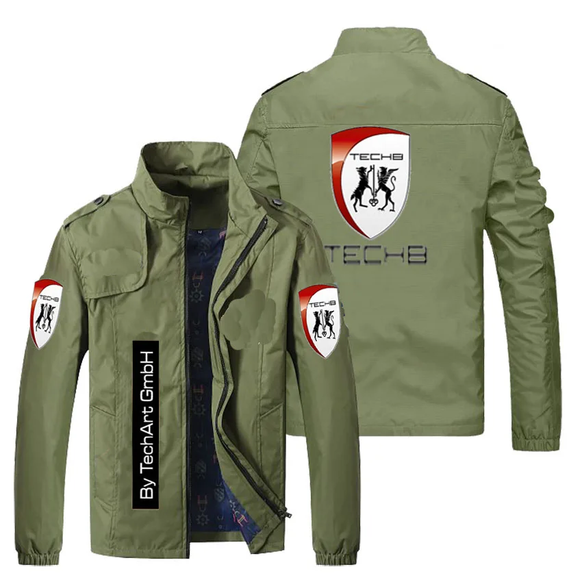 

2021 hot-selling men's spring and autumn new bomber jacket men's and women's casual windbreaker printed zipper stand-up collar t