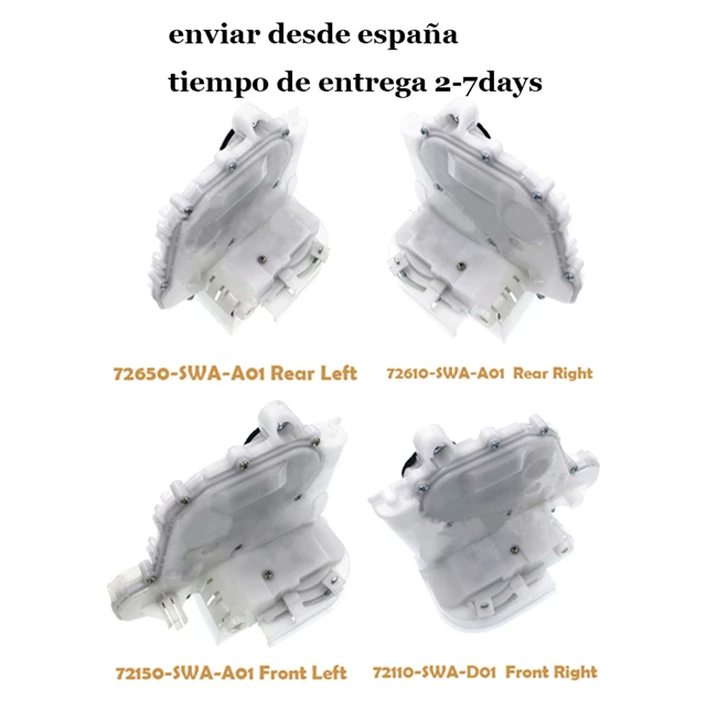 Привод переднего заднего левого и правого замка двери 72150 SWA A01 72110 D01 72650 72610 для Honda