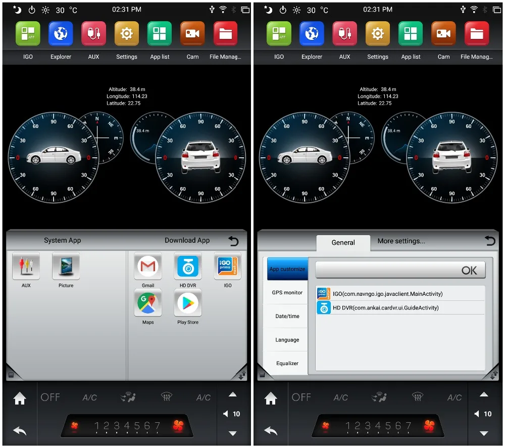 Ips вращающийся экран 6-Core PX6 HD 2 din 12," Android 9,0 универсальный автомобильный Радио dvd gps головное устройство Bluetooth wifi USB легкое подключение