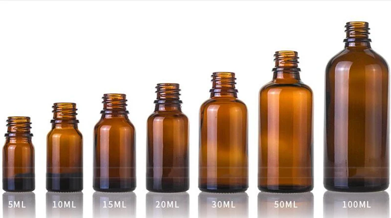Wholesale 5ml 10ml 15ml 20ml 30ml 50ml 100ml Amber Glass Dropper Bottles E liquid Bottle Eye With Black Lid | Красота и здоровье