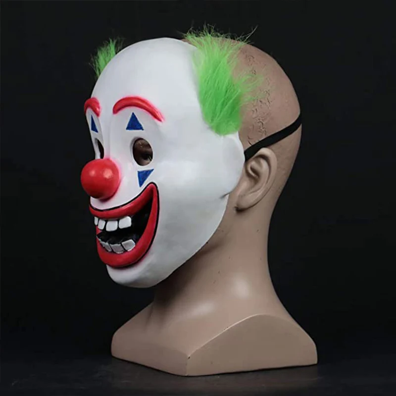 Clwon Joker Joaquin маска Феникса маскарадный реквизит ПВХ маски на Хэллоуин Джокер