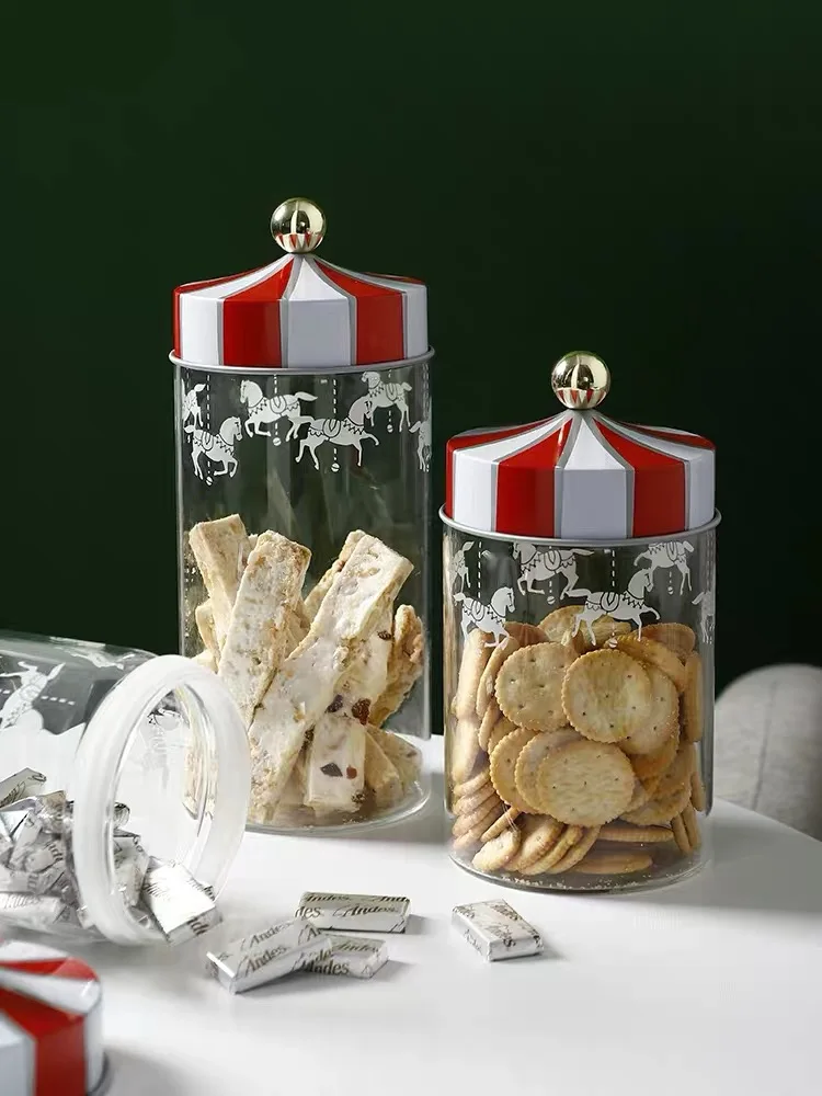 Nordic Юла Стекло уплотнение бутылка для хранения Кофе Чай конфеты из ореха