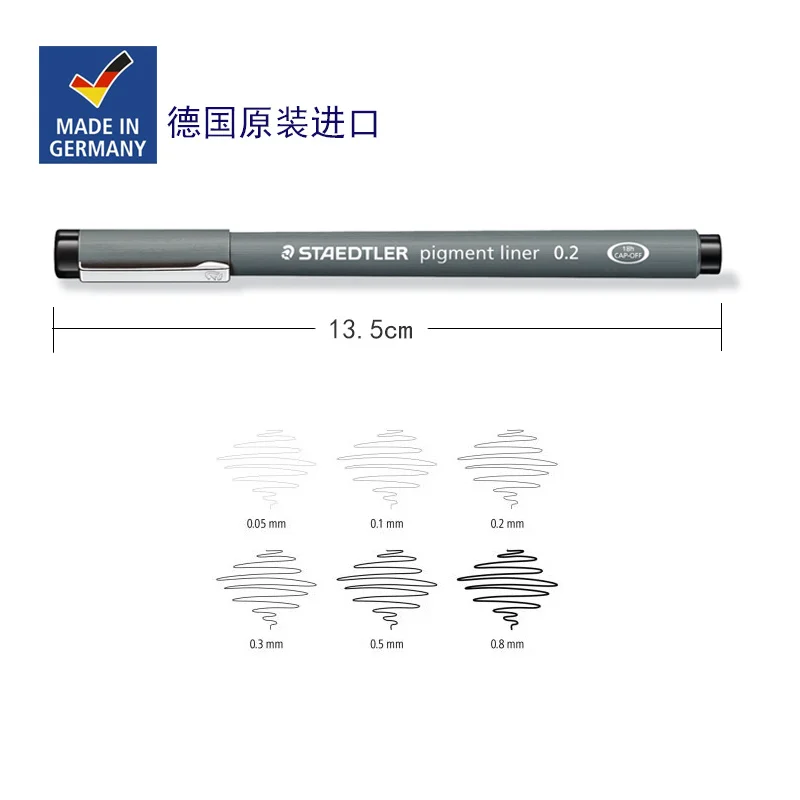 Staedtler файнлайнер гелевые ручки Черный Цвет 12 размеров принадлежности для офиса и