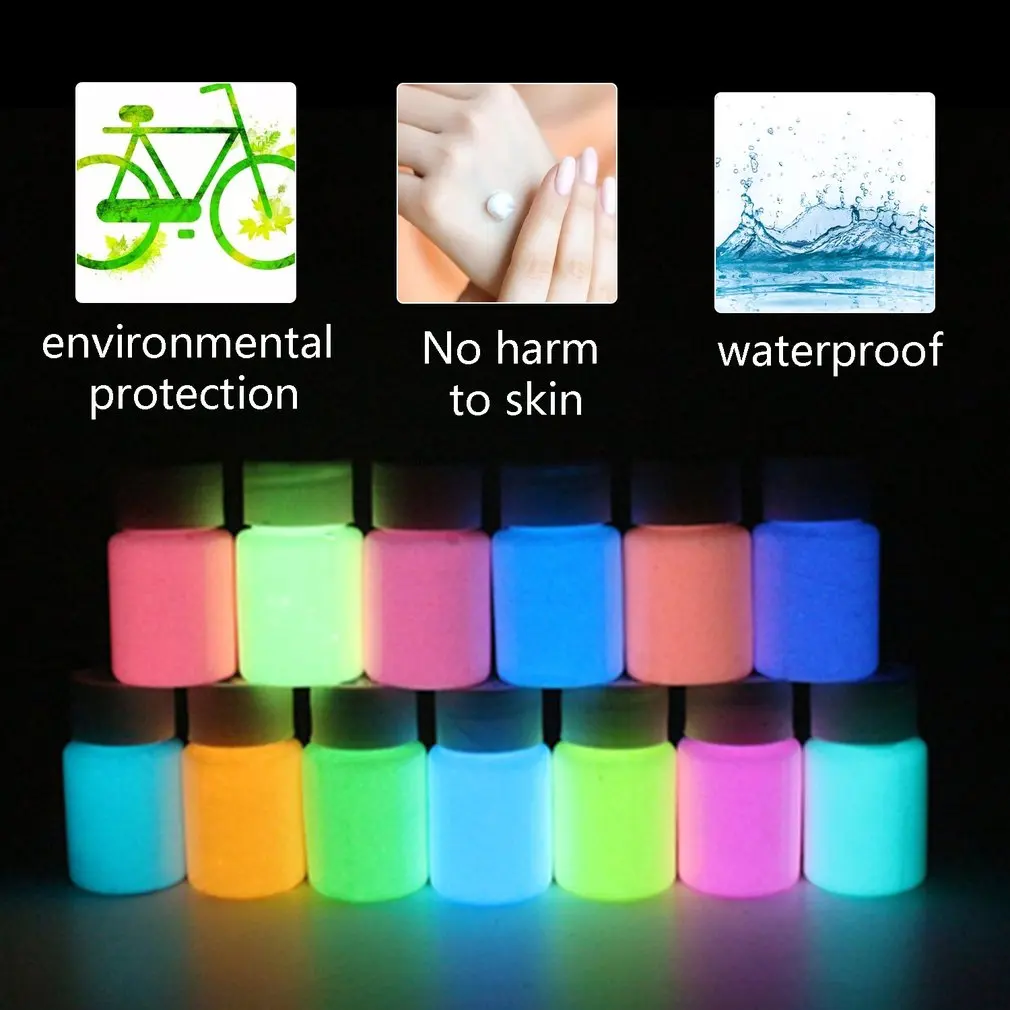

High-Gloss Luminous Paint Waterproof Long-Lasting Fluorescent Liquid Luminous Powder Luminous Paint Water-Based