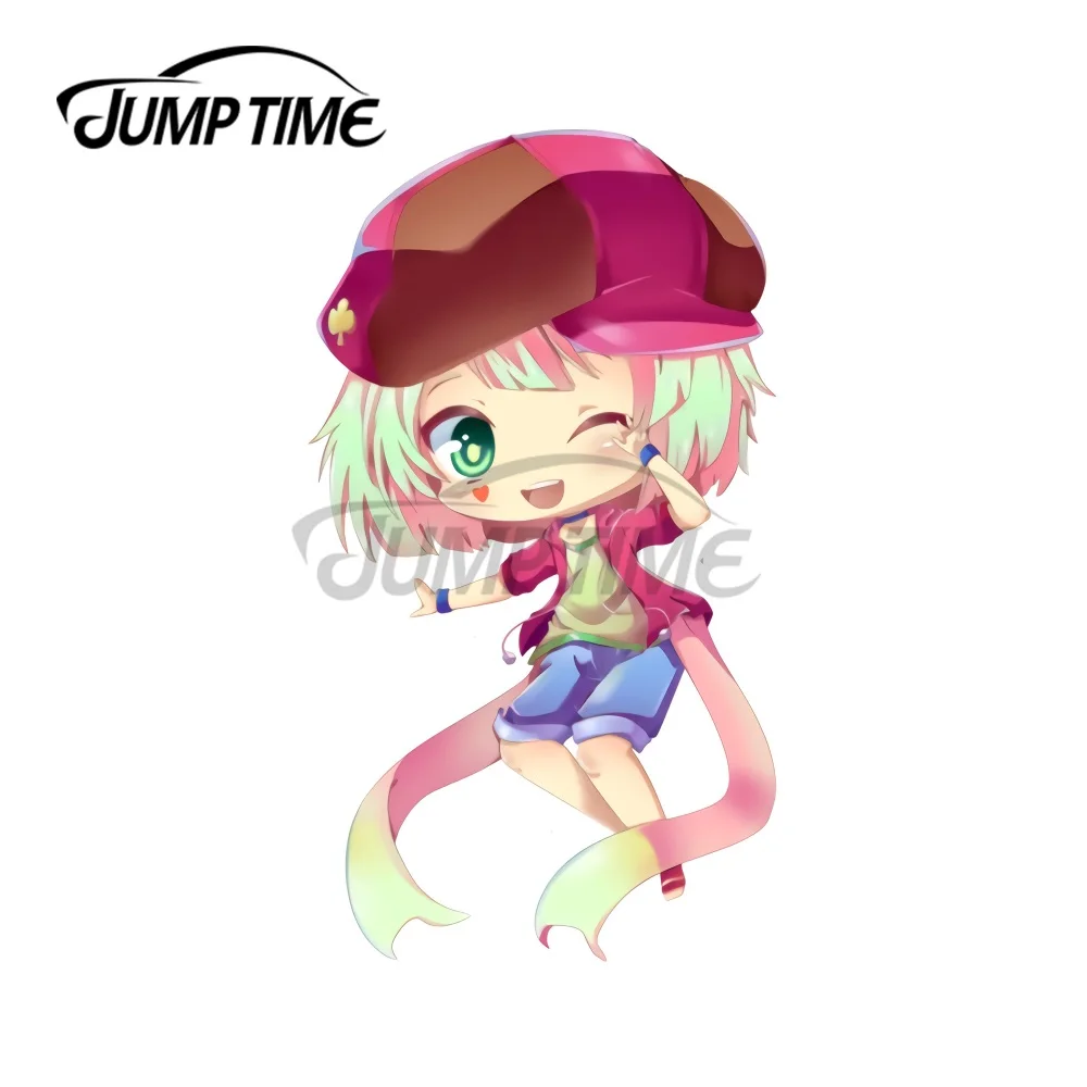 JumpTime 13x6 5 см Chibi Tet игры без жизни наклейки на авто багажника Windows аниме наклейка