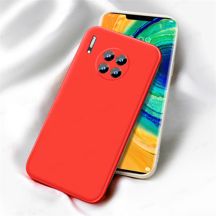 Funda cuadrada de silicona l&iacute;quida para Huawei Nova 8i, carcasa Original de goma para Huawei Nova 8i, Nova 8i, 8, 8 Pro, Nova 9-4